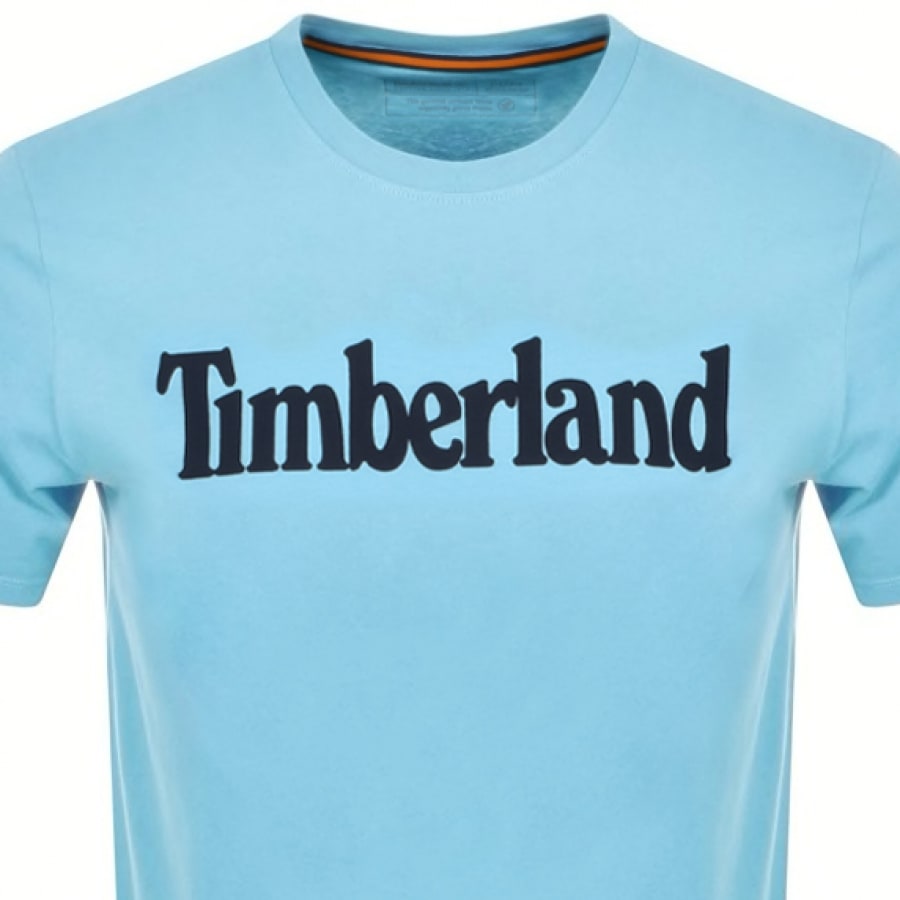 Alternative Image for ProductTimberland Logo T Shirt Blue2